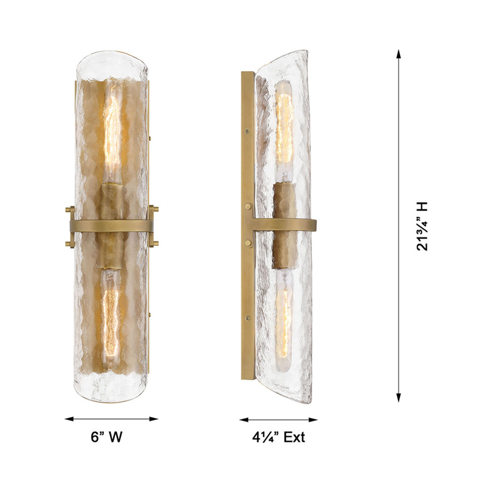 Elora 3692 Bath Vanity Light - line drawing.