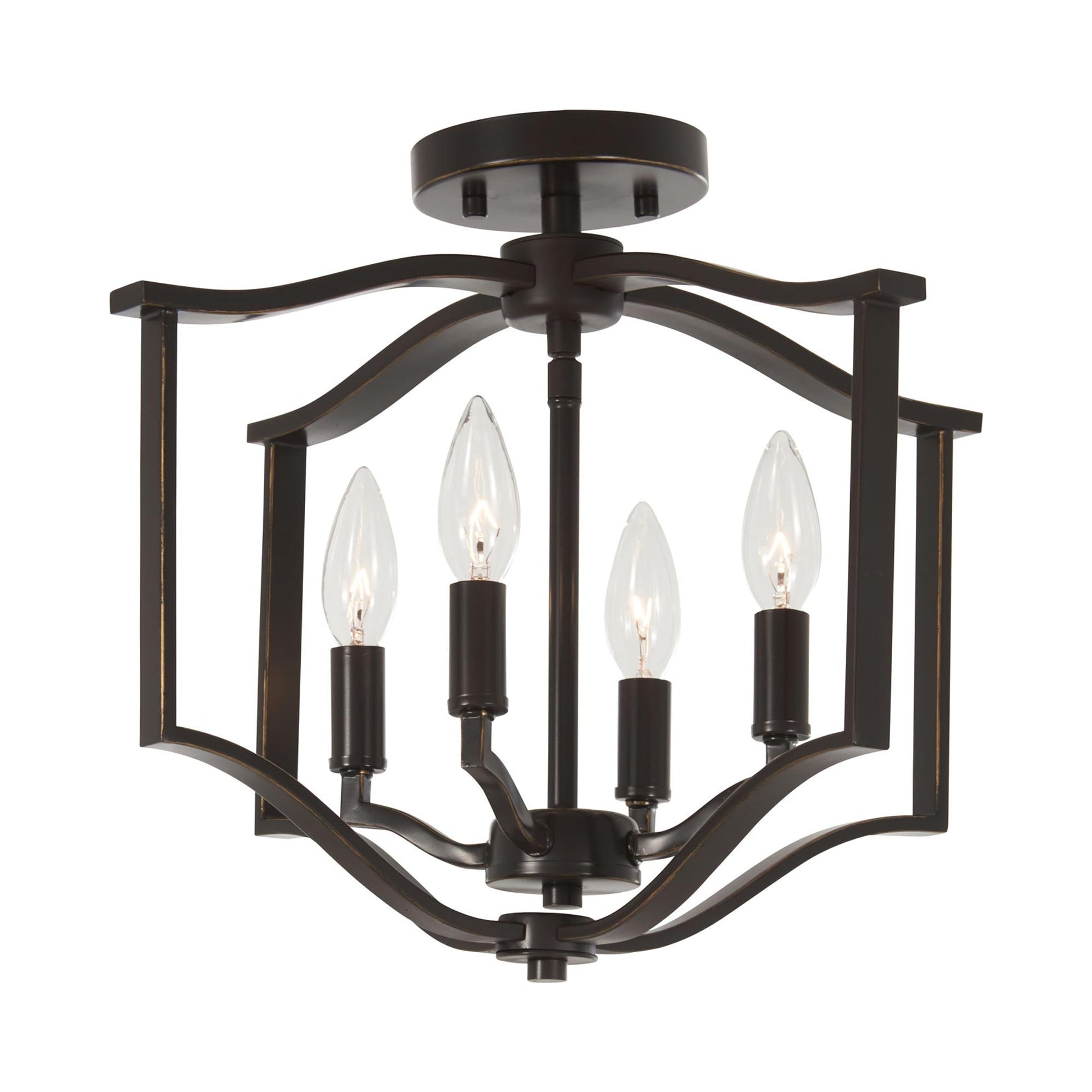 Elyton Semi Flush Mount Ceiling Light.