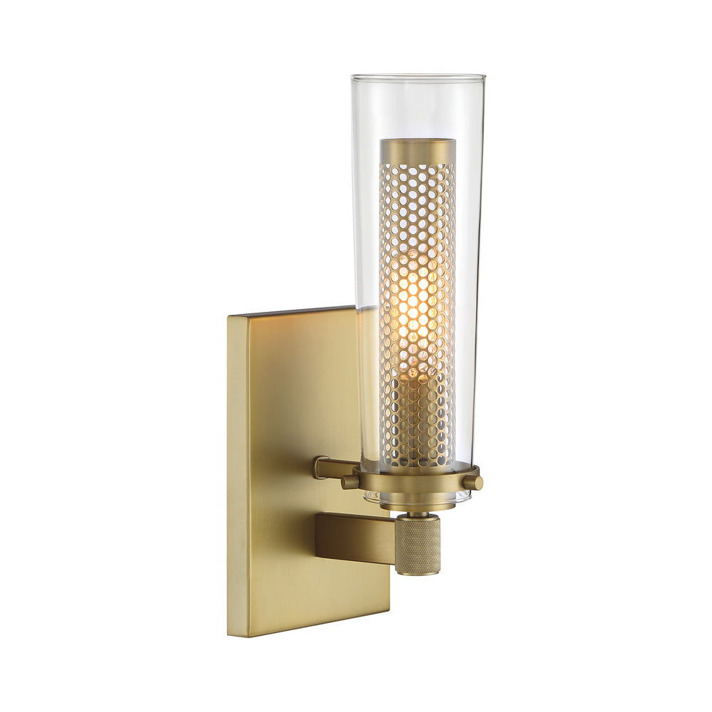 Emmerham Wall Light in Soft Brass.
