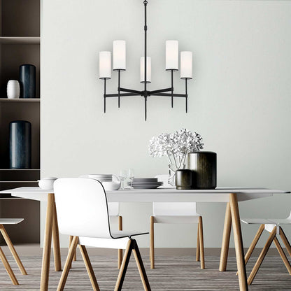 First Avenue Chandelier in dining room.