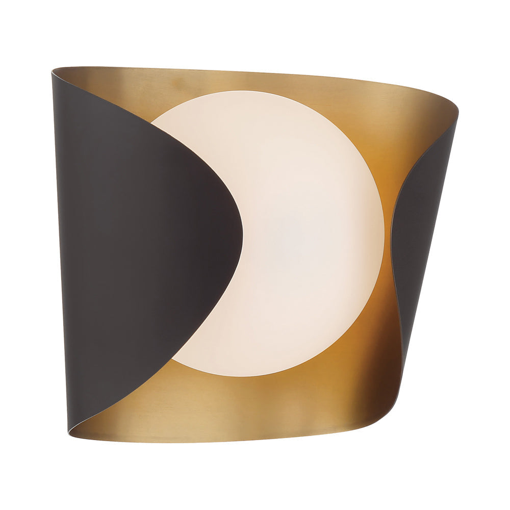 Flare Bath Wall Light in Dark Bronze.