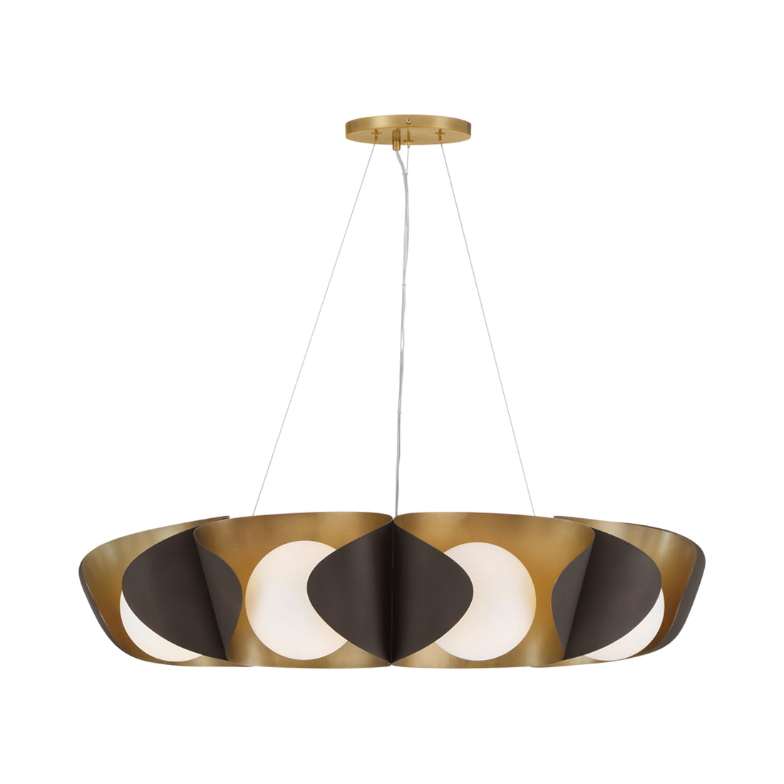 Flare Pendant Light in Dark Bronze.