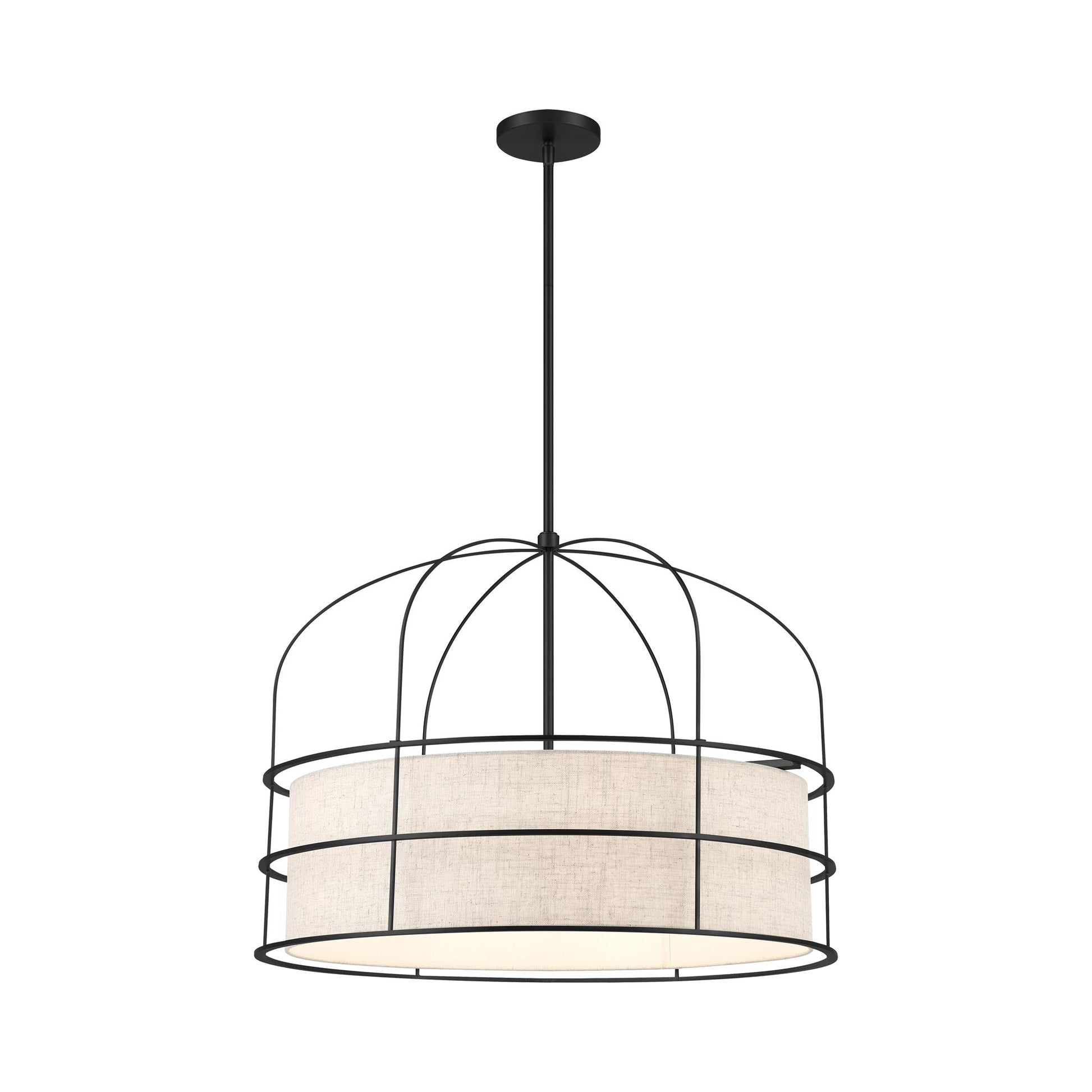 Gateway Park Convertible Pendant Light in Coal (26-Inch).