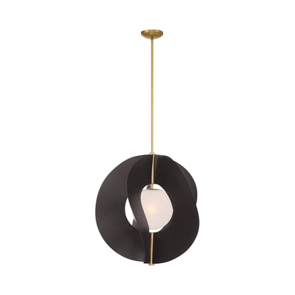 Gloria Pendant Light in Dark Bronze/Legacy Brass.