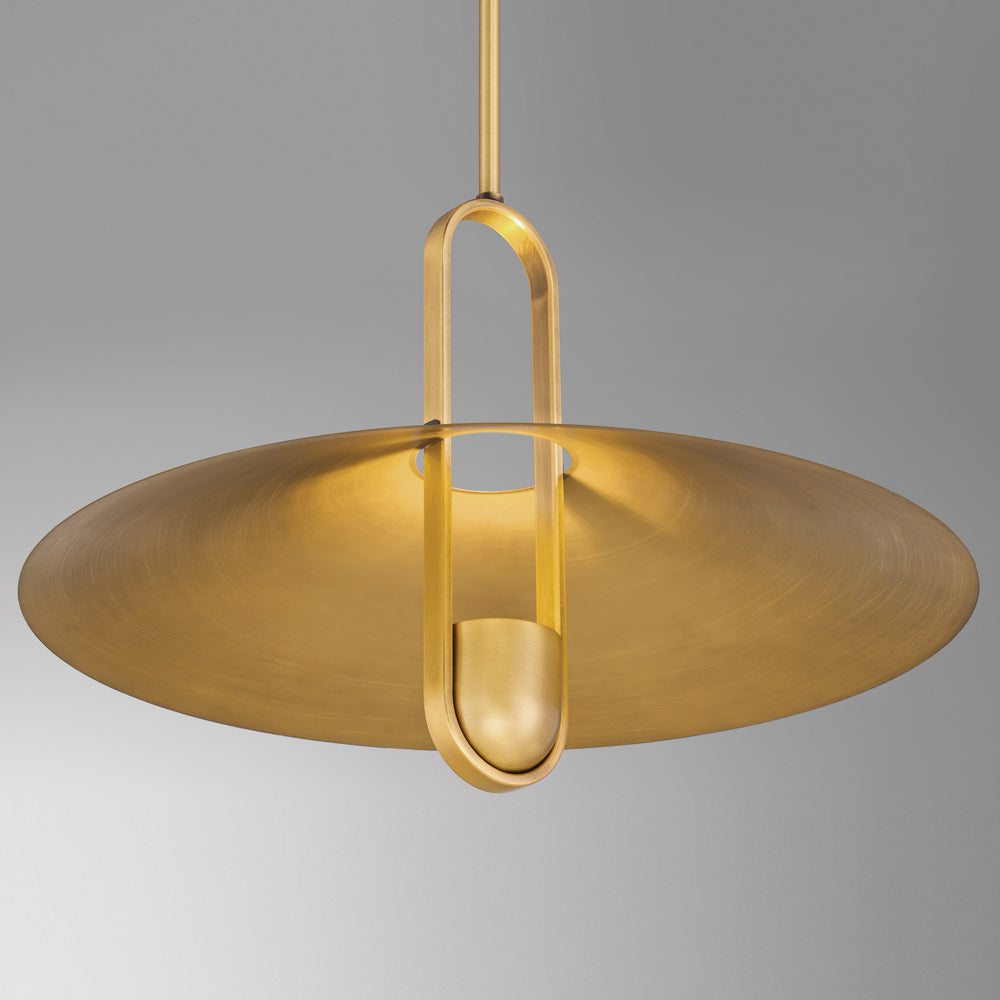 Goldenridge Pendant Light in Detail.