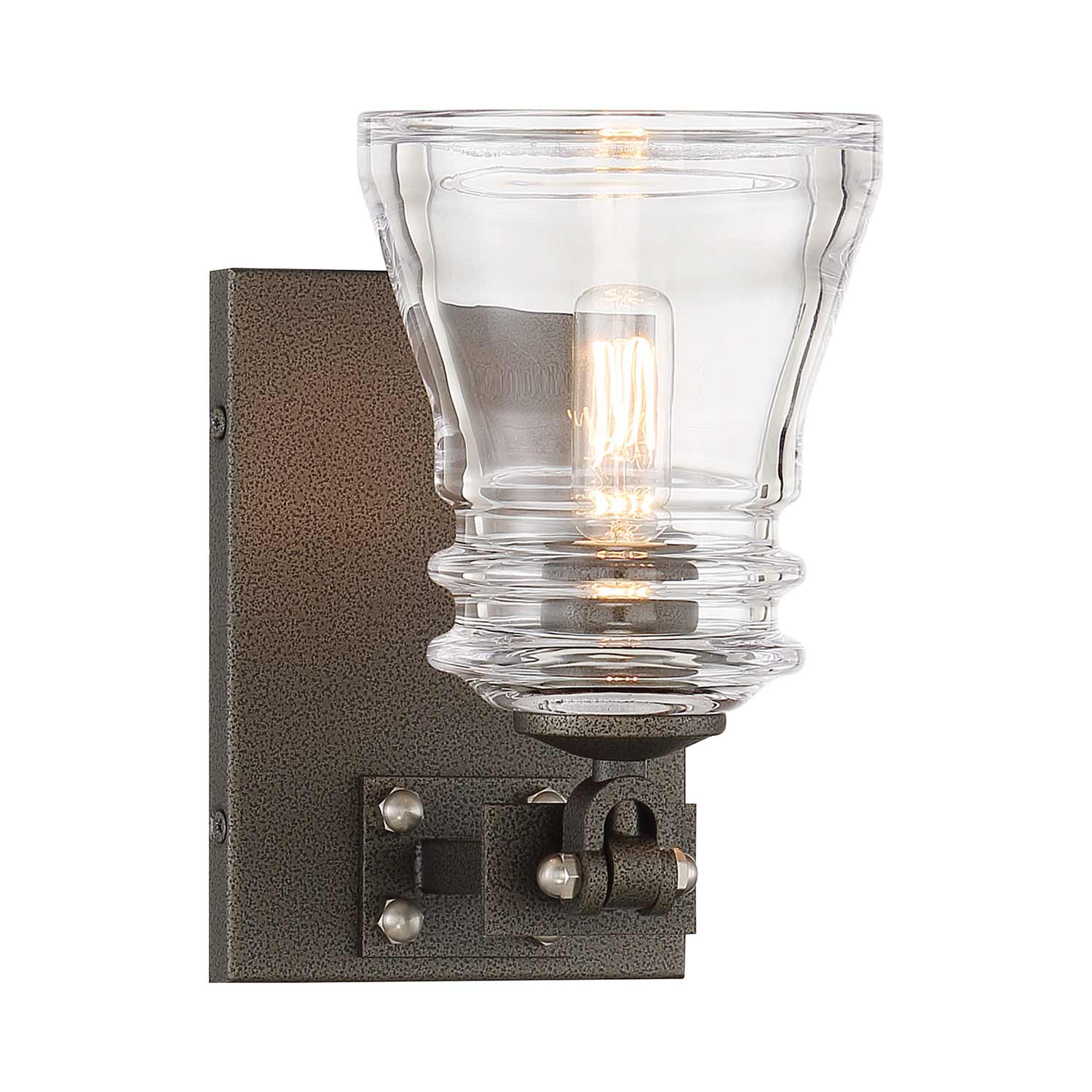 Graham Avenue Bath Wall Light in Detail.