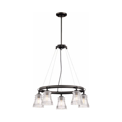 Graham Avenue Chandelier (5-Light).