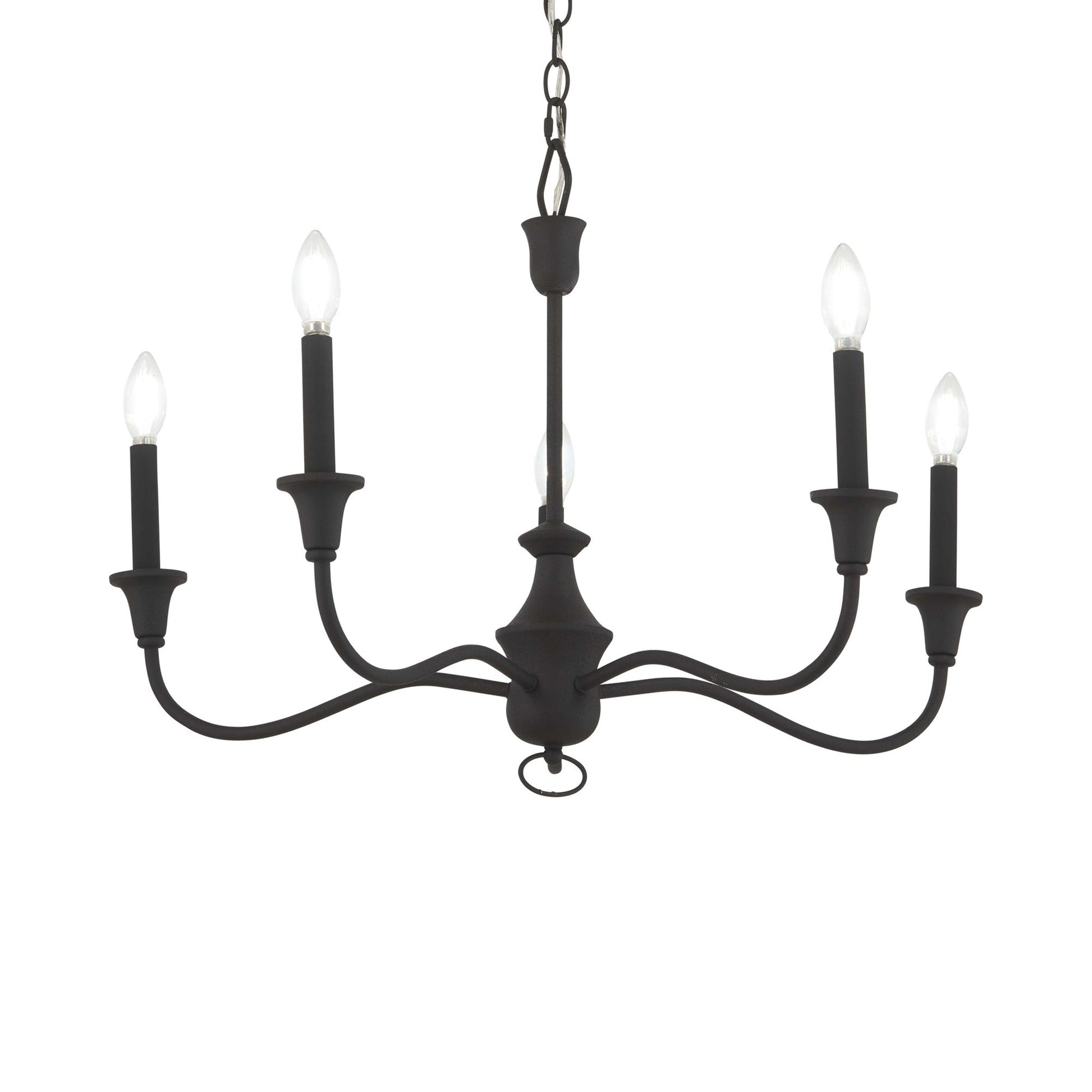 Halifax County Chandelier in Detail.