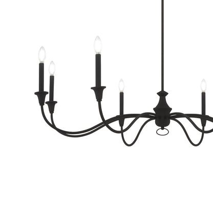 Halifax County Chandelier in Detail.