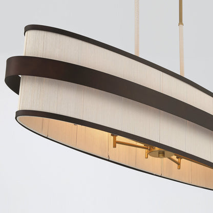 Harbor Wrap Linear Pendant Light in Detail.