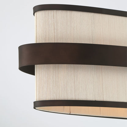 Harbor Wrap Linear Pendant Light in Detail.