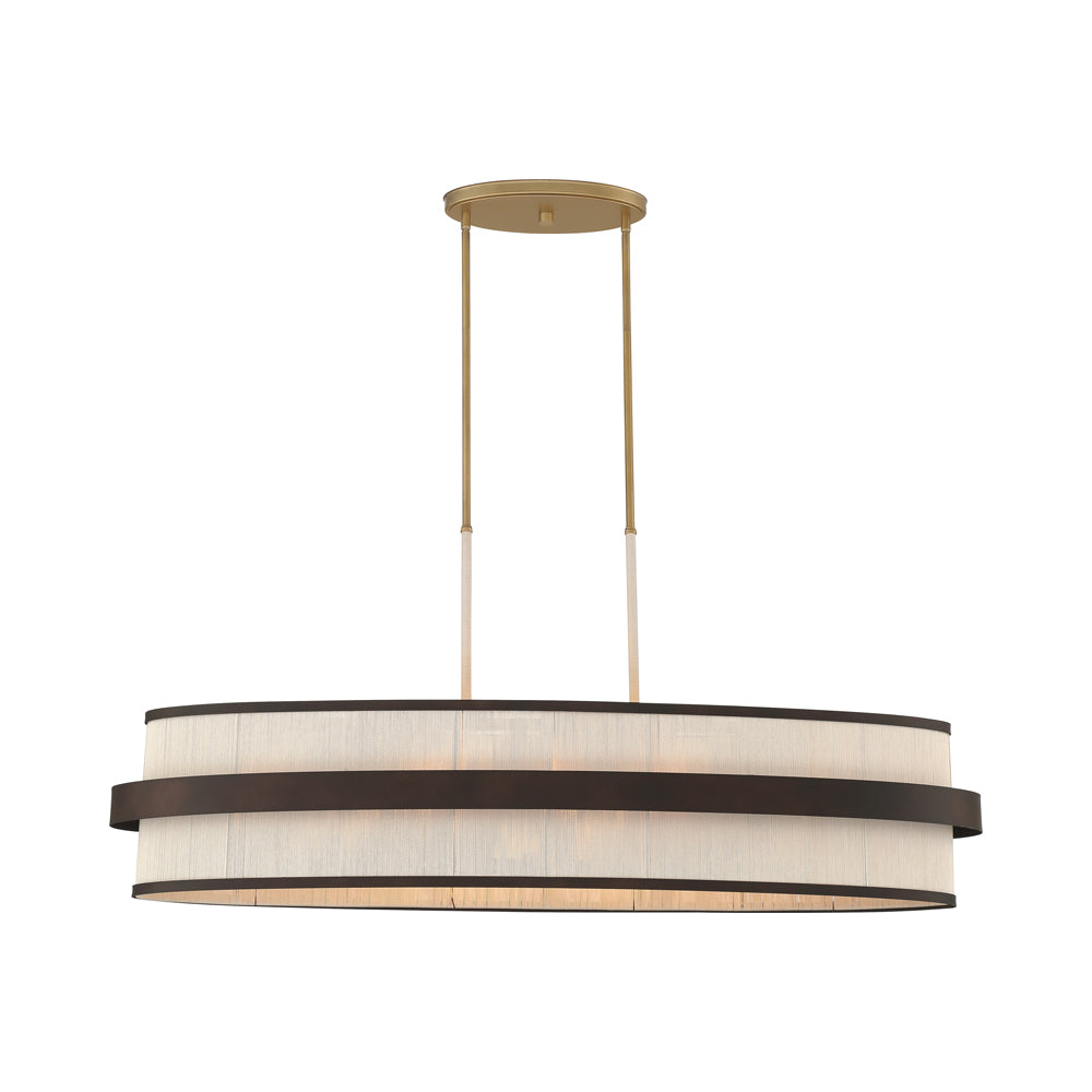 Harbor Wrap Linear Pendant Light in Detail.