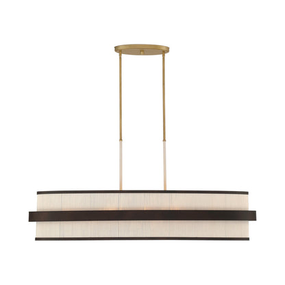 Harbor Wrap Linear Pendant Light in Detail.