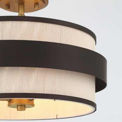 Harbor Wrap Semi Flush Mount Ceiling Light in Detail.