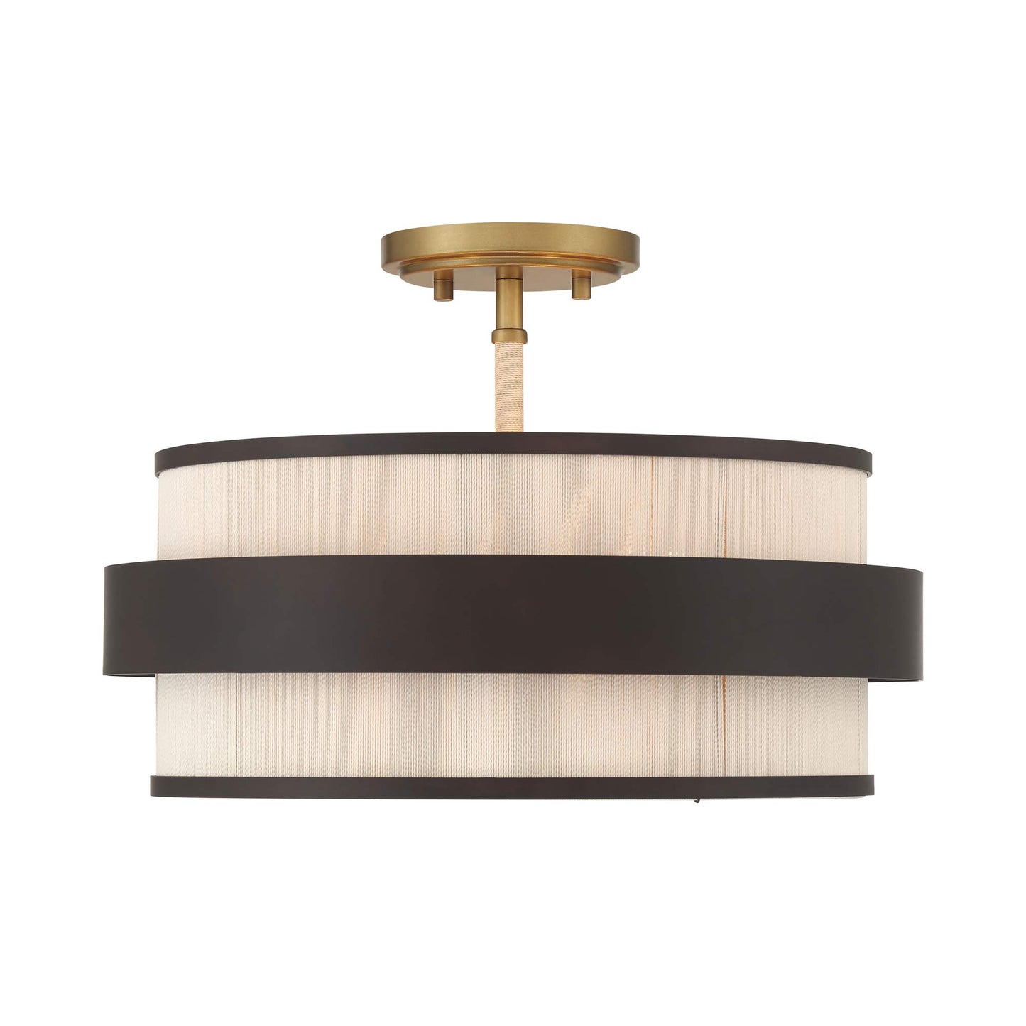 Harbor Wrap Semi Flush Mount Ceiling Light in Detail.