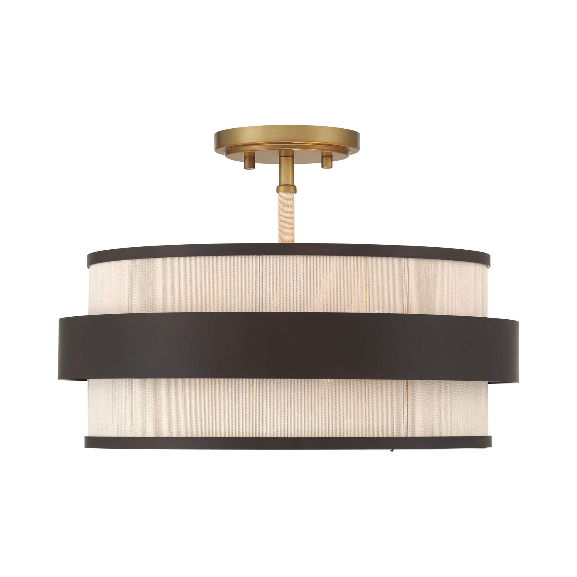 Harbor Wrap Semi Flush Mount Ceiling Light in Detail.