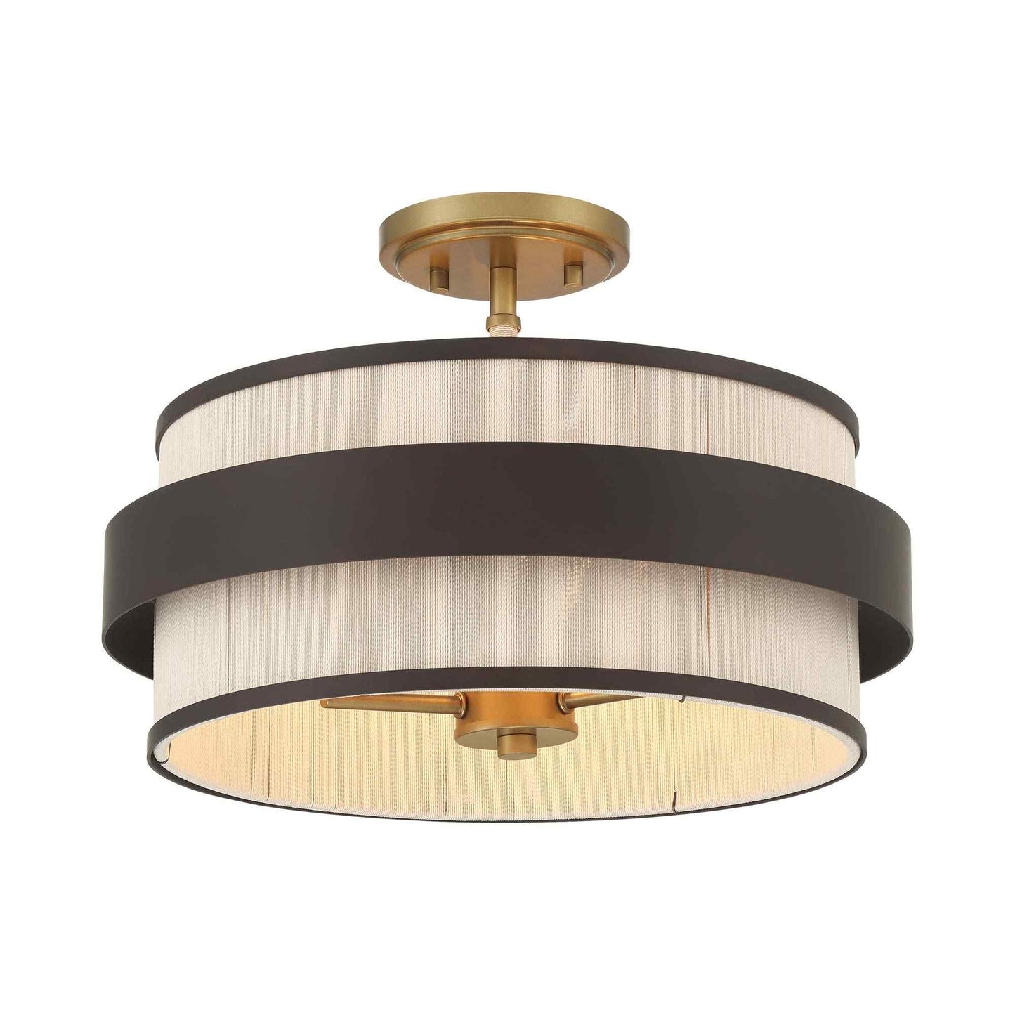 Harbor Wrap Semi Flush Mount Ceiling Light in Detail.