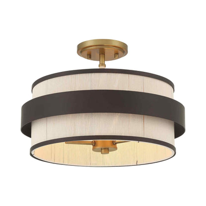 Harbor Wrap Semi Flush Mount Ceiling Light in Detail.