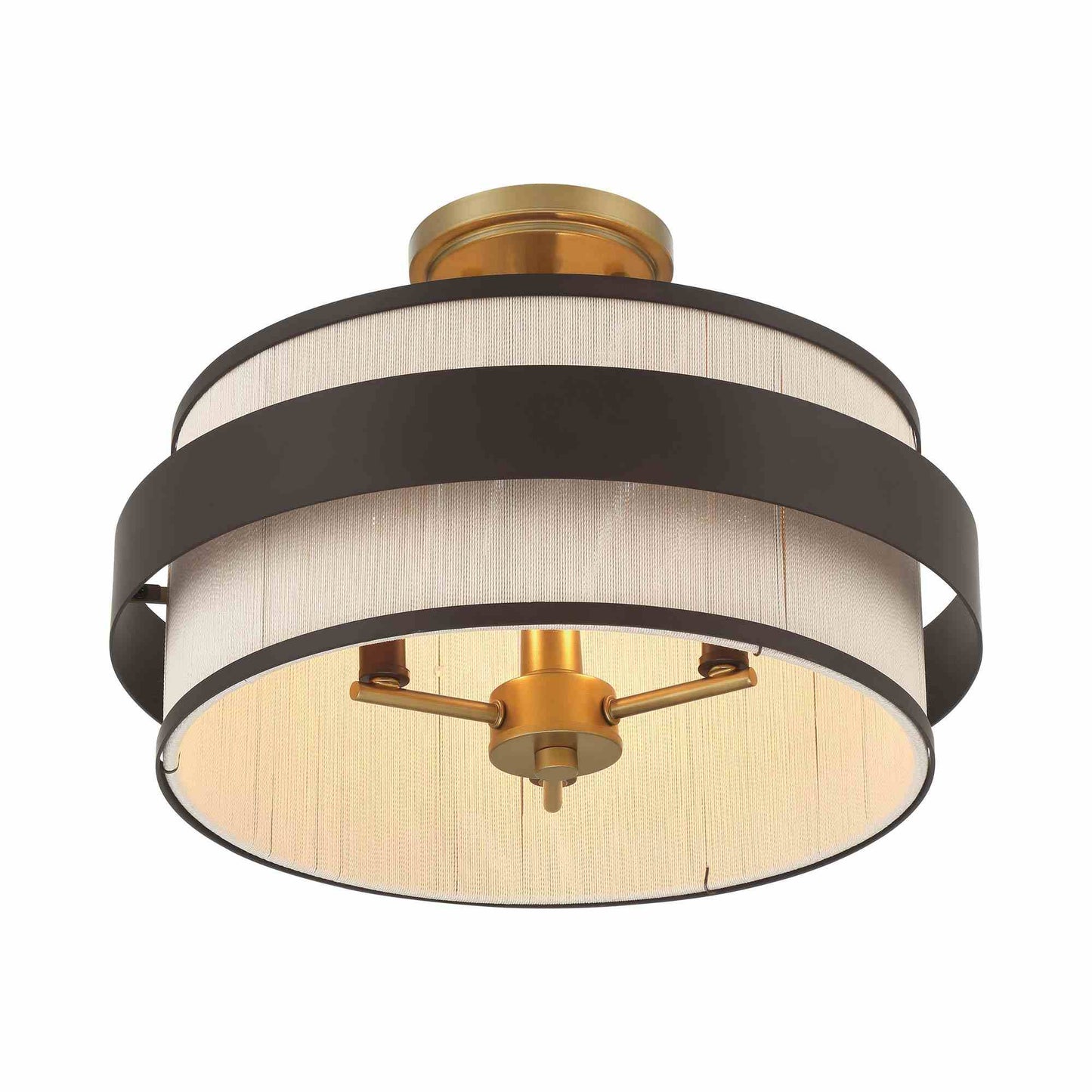 Harbor Wrap Semi Flush Mount Ceiling Light in Detail.