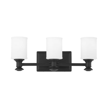 Harbour Point Bath Vanity Light in Coal (3-Light).