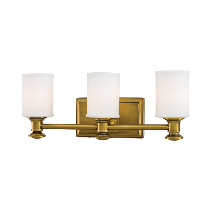 Harbour Point Bath Wall Light in Liberty Gold (3-Light).