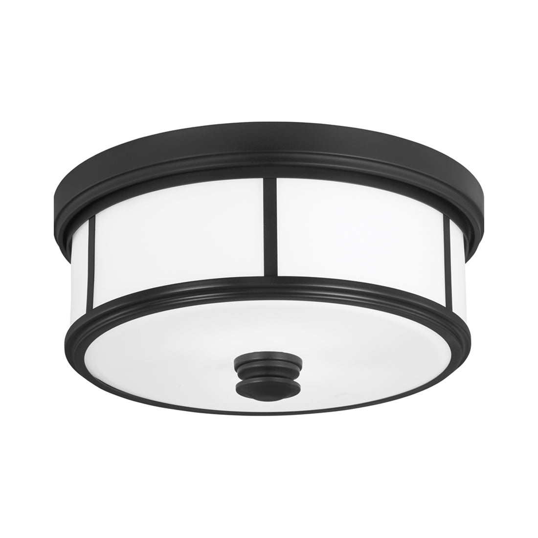 Harbour Point Flush Mount Ceiling Light in Coal.