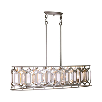 Hexly Linear Pendant Light in Detail.