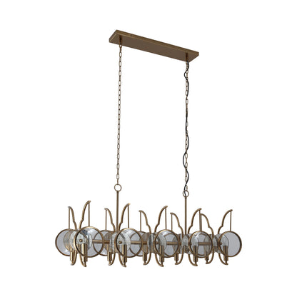 Into Focus Linear Pendant Light in Detail.