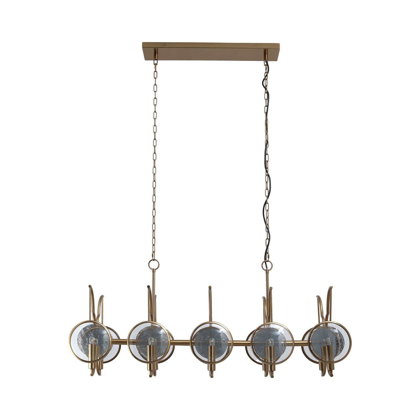 Into Focus Linear Pendant Light in Detail.