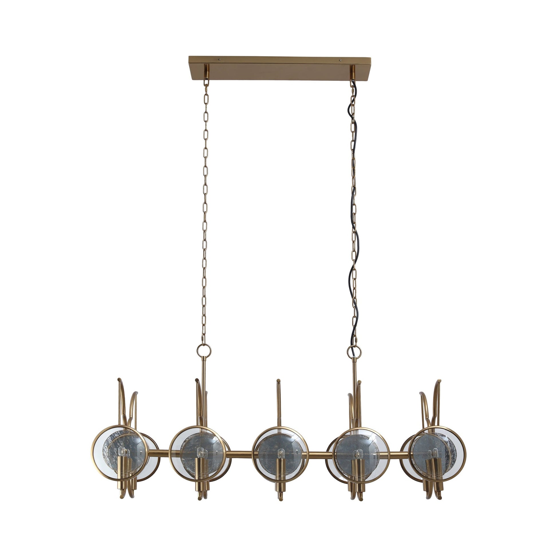 Into Focus Linear Pendant Light in Detail.