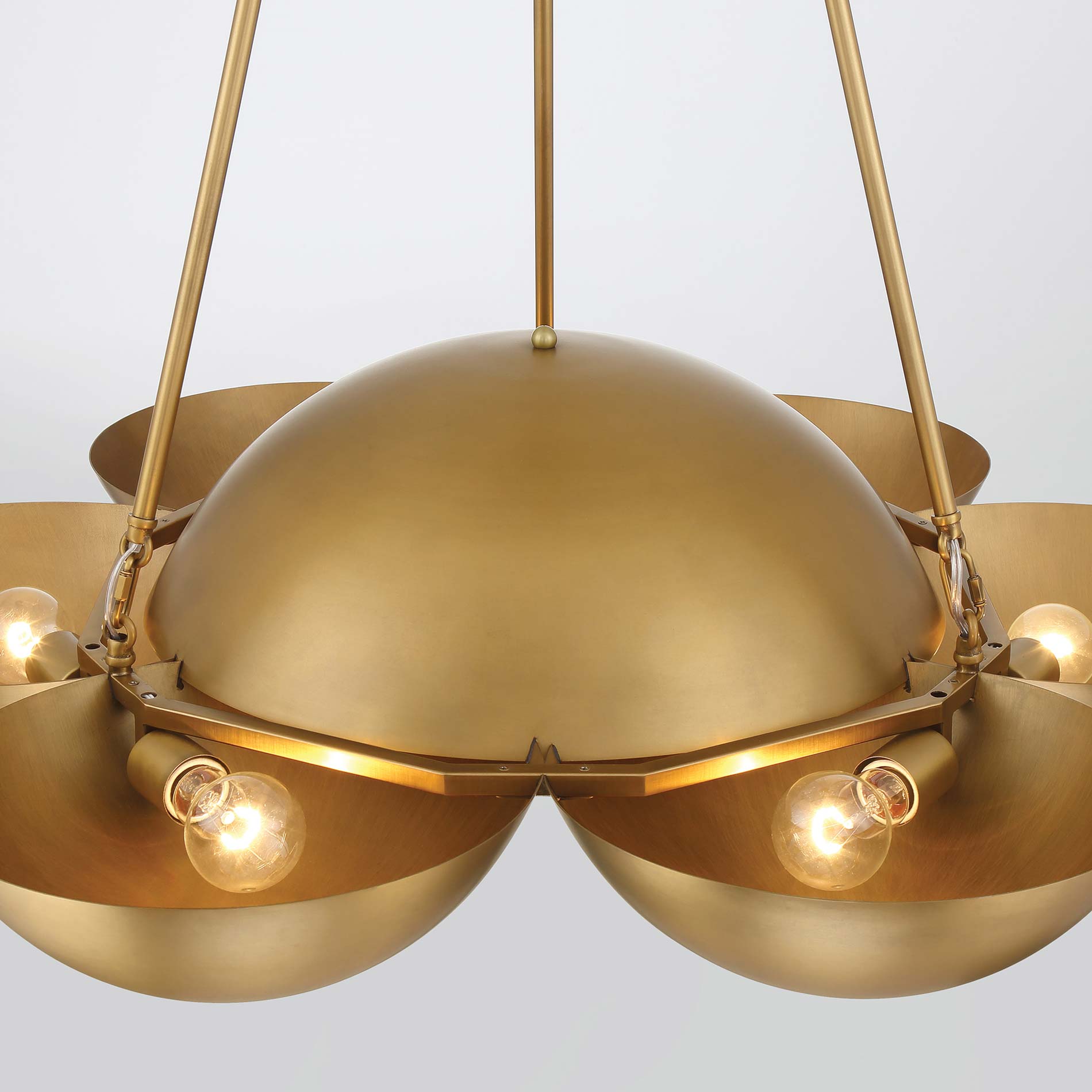 Ivy Lane Chandelier in Detail.