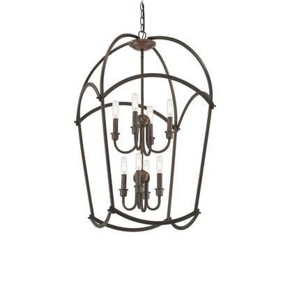 Jupiter's Canopy Pendant Light in Harvard Court Bronze (8-Light).