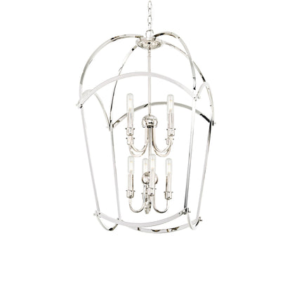 Jupiter's Canopy Pendant Light in Polished Nickel (8-Light).