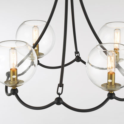 Kearney Park Chandelier in Detail.