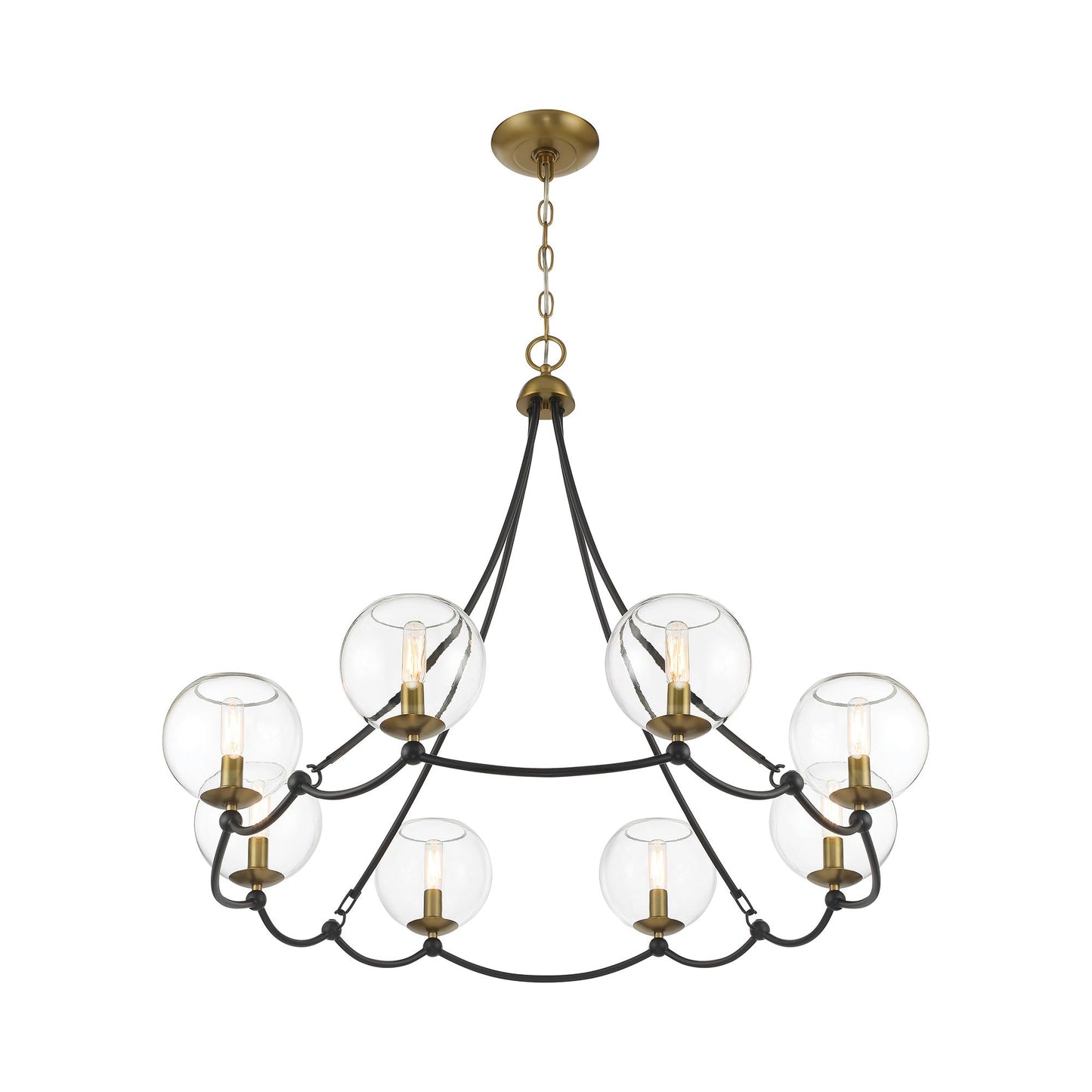 Kearney Park Chandelier in Detail.