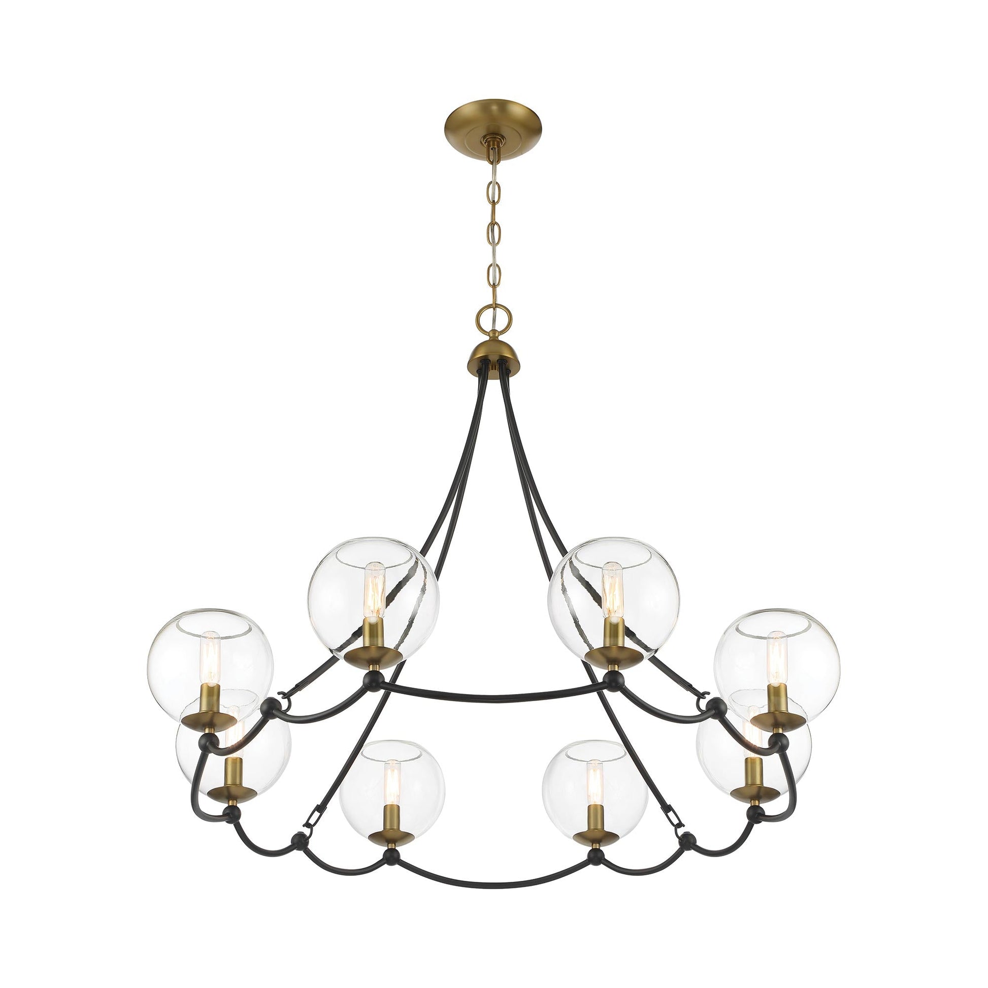 Kearney Park Chandelier in Detail.