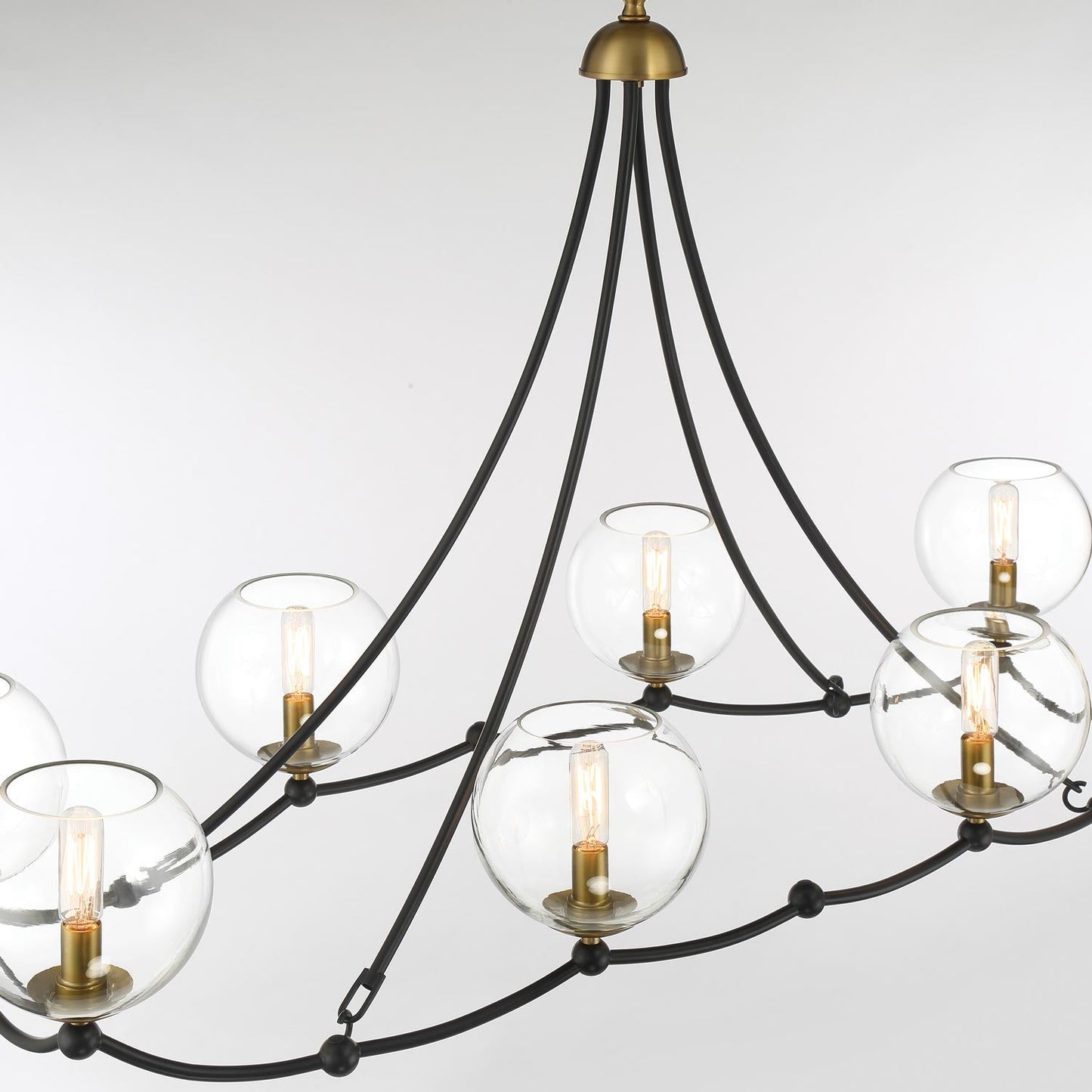 Kearney Park Linear Chandelier in Detail.