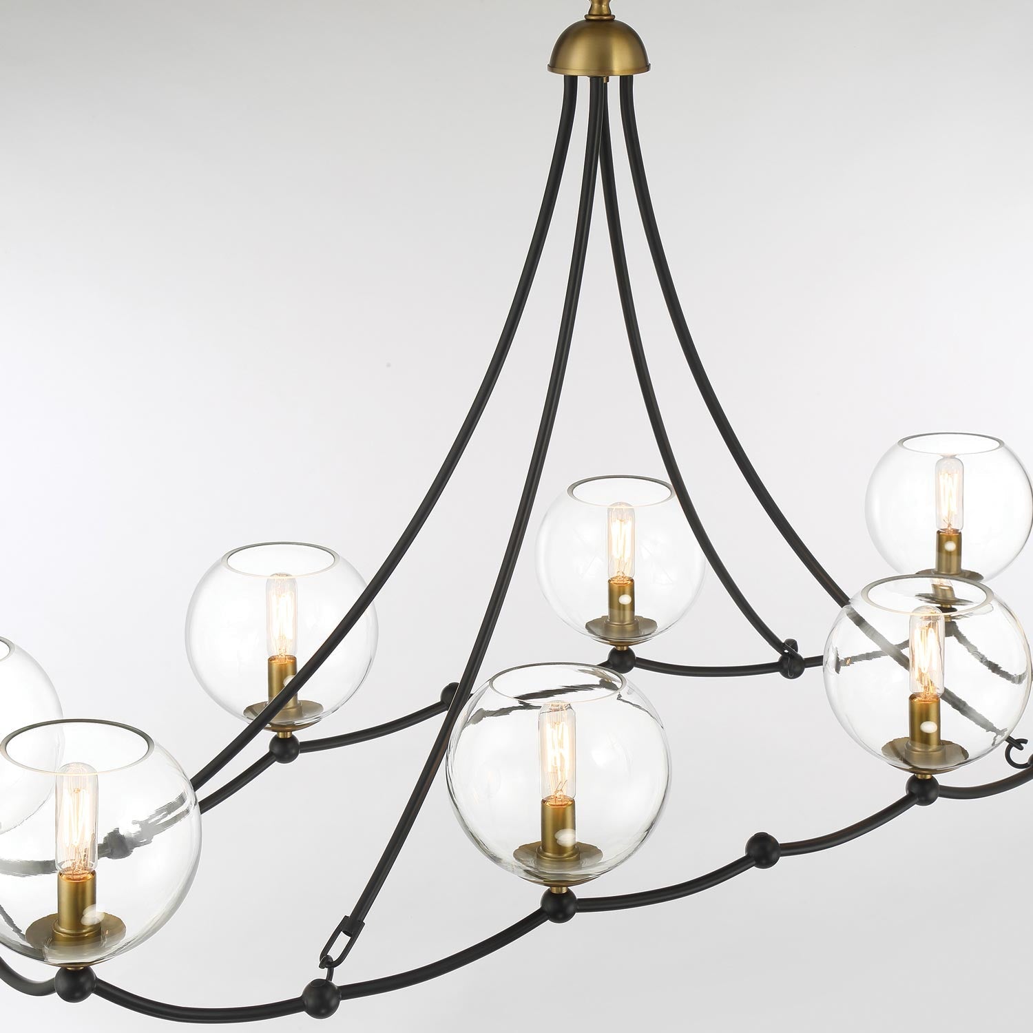 Kearney Park Linear Chandelier in Detail.