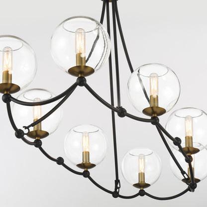 Kearney Park Linear Chandelier in Detail.