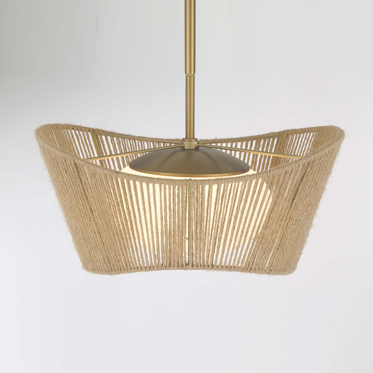Key Largo Semi Flush Mount Ceiling Light in Detail.