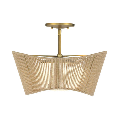 Key Largo Semi Flush Mount Ceiling Light in Detail.