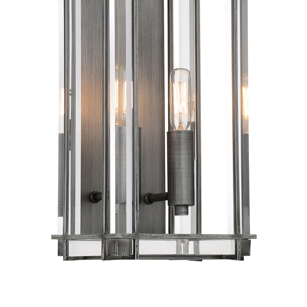 Langen Square Bath Wall Light in Detail.