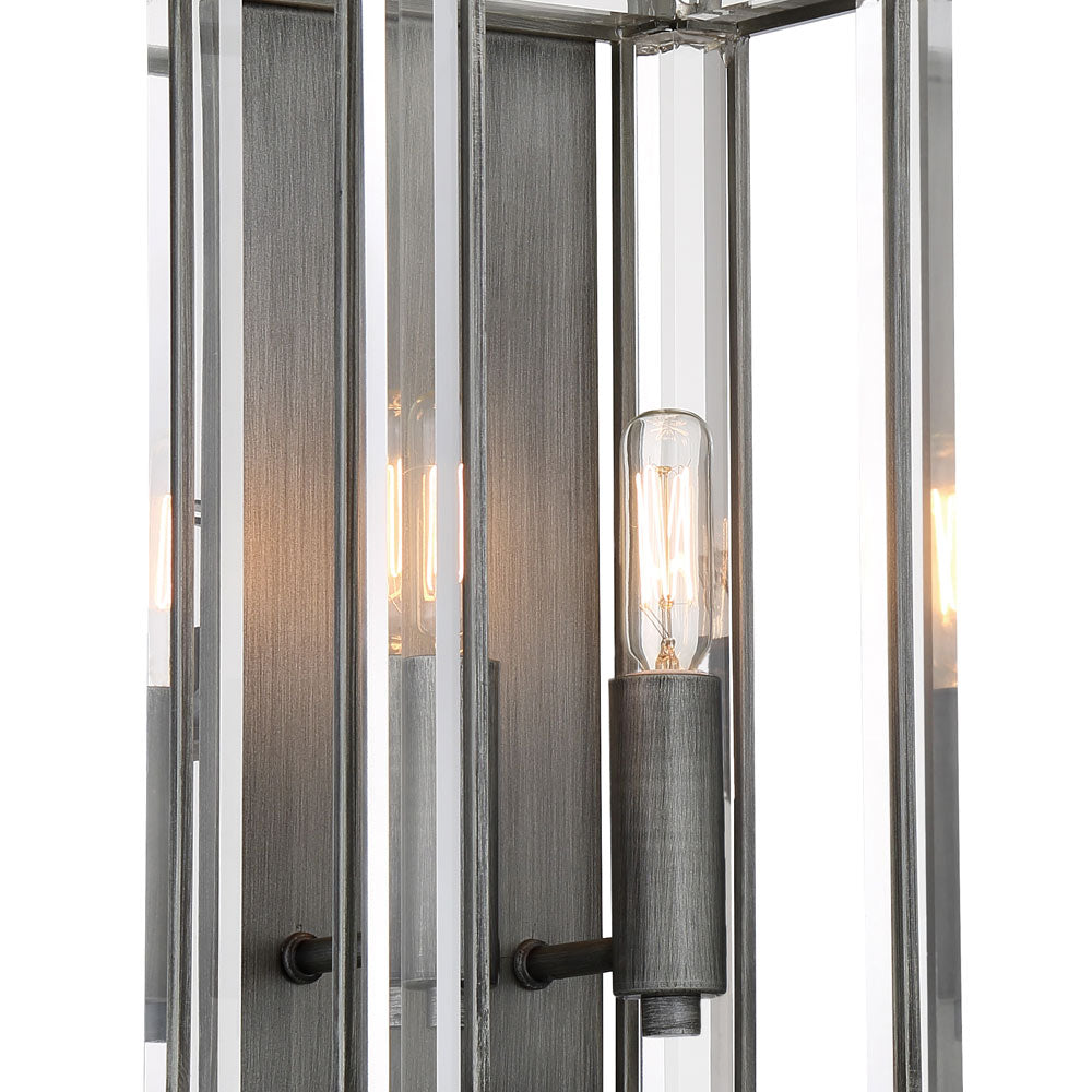 Langen Square Bath Wall Light in Detail.