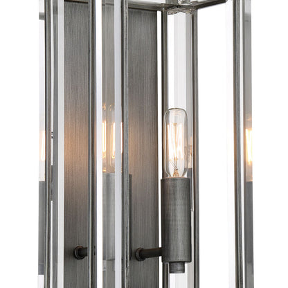 Langen Square Bath Wall Light in Detail.