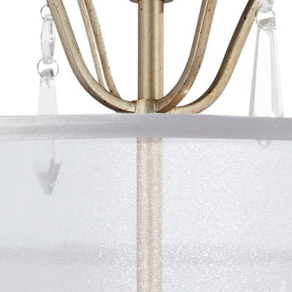 Laurel Estate Semi Flush Mount Ceiling Light in Detail.