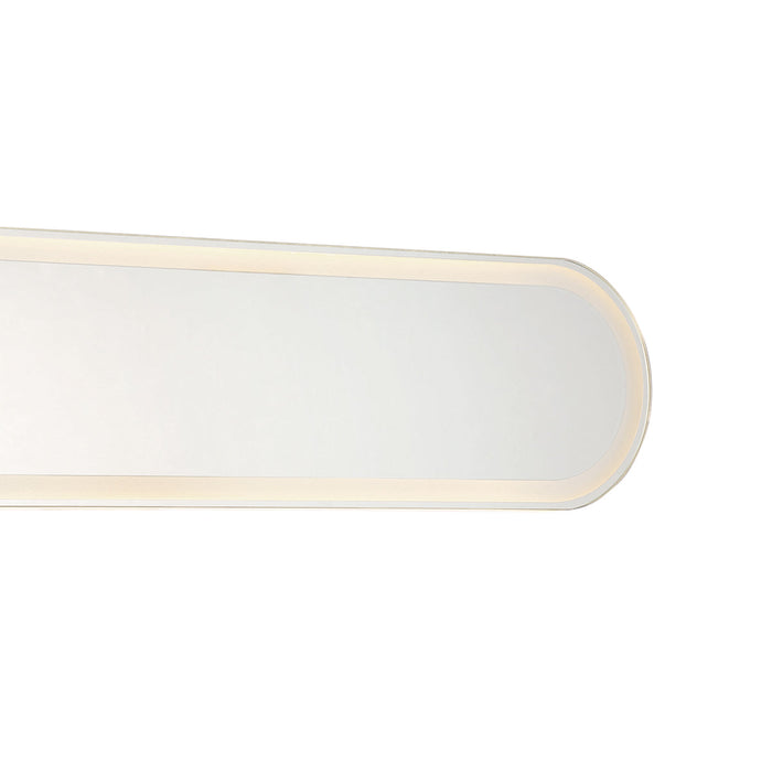 LED Backlit Oval Vanity Mirror in Detail.