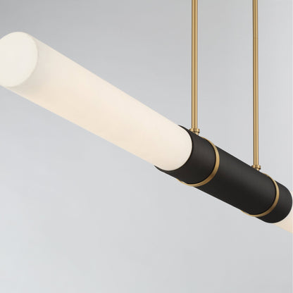 Linthor Linear LED Chandelier in Detail.