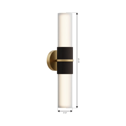 Linthor Wall Light - line drawing.