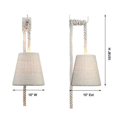 Lodelle Wall Light - line drawing.