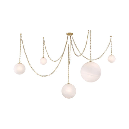 Marbelle Multi Light Pendant Light in Detail.